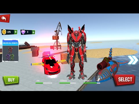 Whale robot transformer: Android Gameplay