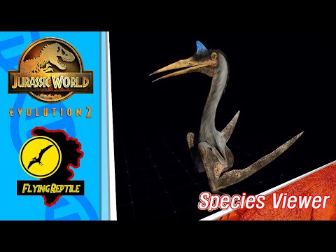 [4K] Jurassic World Evolution 2 All Flying reptiles Species Viewer