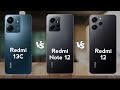 Redmi 13C Vs Redmi Note 12 Vs Redmi 12