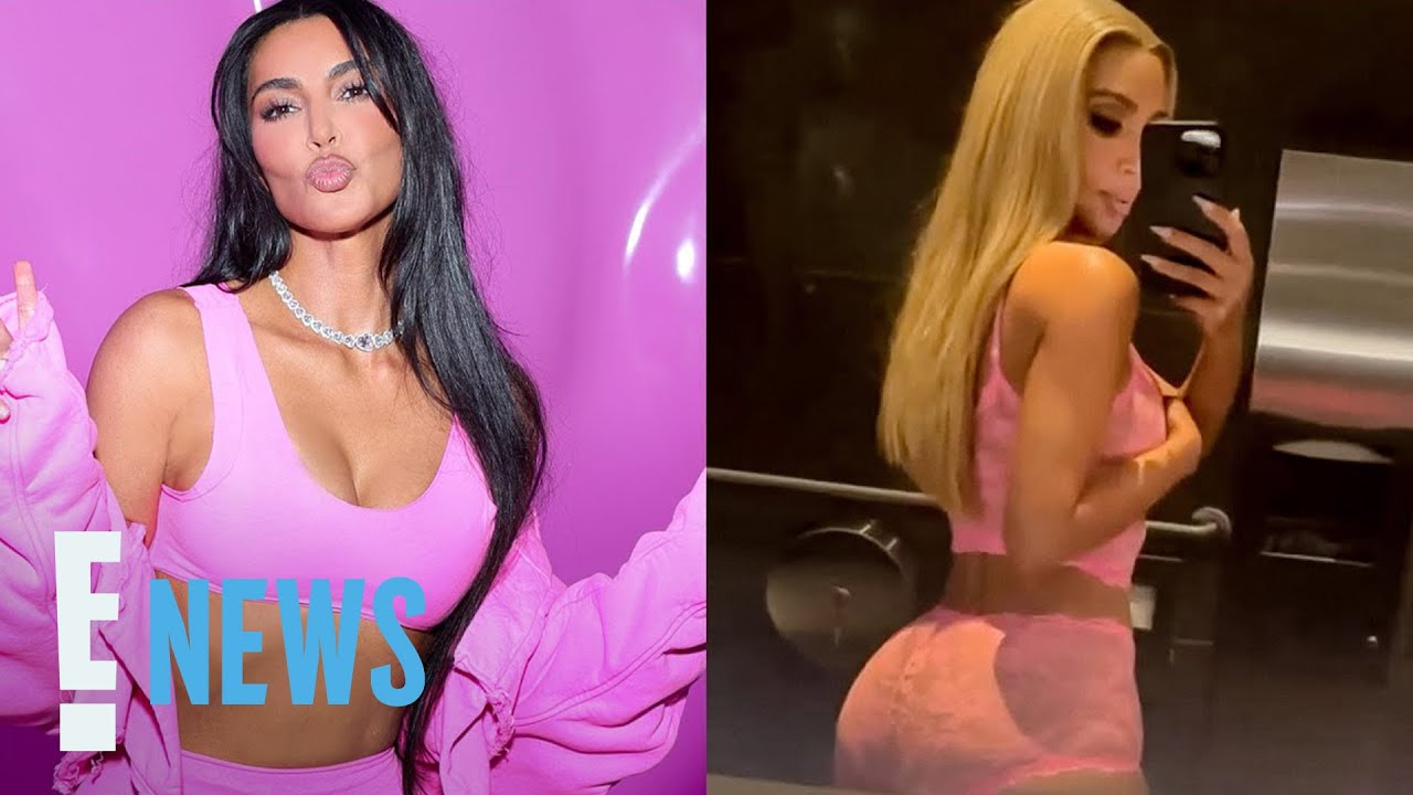 See Kim Kardashian SLAY Barbie Season in Sexy Pink Lingerie: “So Cute!”