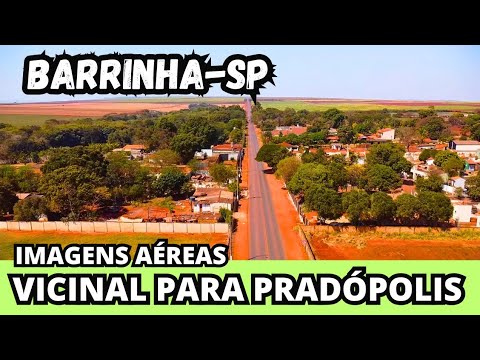 DRONE NA REGIÃO DO CEMITÉRIO E VICINAL PARA PRADÓPOLIS -  BARRINHA-SP