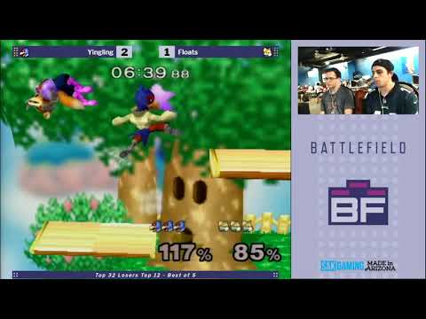Battlefield 9 Top 32 Losers Top 12 - Yingling (Falco) vs Floats (Fox)