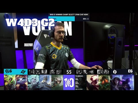 CLG vs EG | Week 4 Day 3 S12 LCS Spring 2022 | CLG vs Evil Geniuses W4D3 Full Game