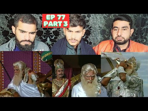 १० कौरवो की मौत - महायुद्ध का आरंभ EP 77 Part 3 Mahabharat Stories | B R Chopra | Pakistani Reaction
