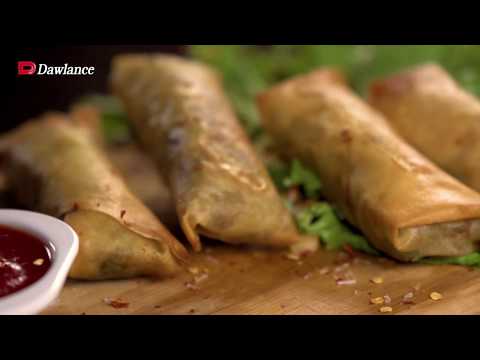 Get Set Cook with Dawlance Airfryer Microwave Oven – Spring Rolls Recipe
