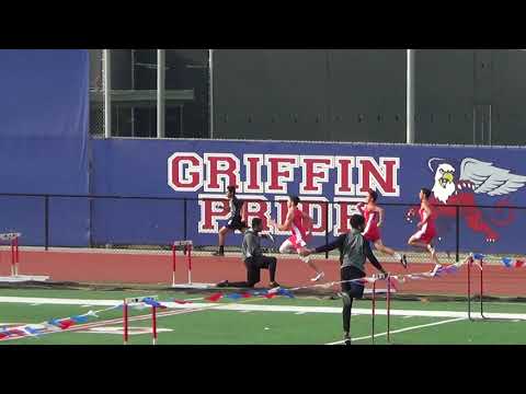 JVB 400m vs Servite & Rosary 3-7-18 - Los Alamitos Boys