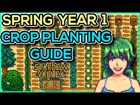 DON'T FORGET THESE DATES | Spring Year 1 Crop Planting Checklist - Stardew Valley 1.5