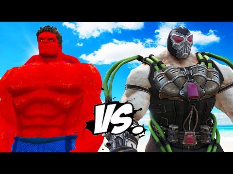 RED HULK vs BANE - Superheroes War