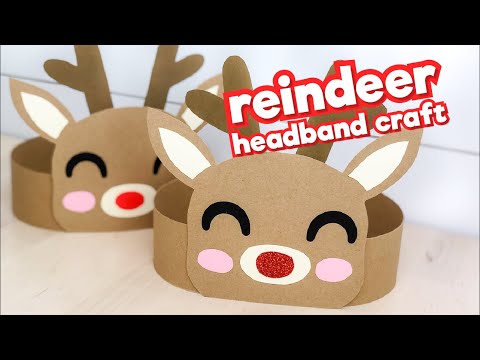 Reindeer Headband Craft For Kids