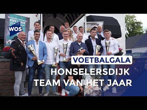 SV Honselersdijk team van het jaar bij Westlands Voetbalgala