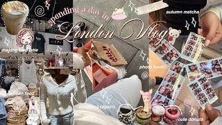 LONDON VLOG ⭐️🍰| shopping date, photobooth, eating korean food, mini haul & making iced coffee