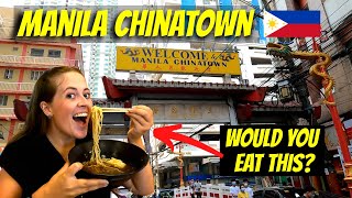 INSANE Street Food in Manila Binondo - WORLDS OLDEST Chinatown in Philippines