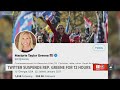 Twitter temporarily suspends Rep. Marjorie Taylor Greene Twitter temporarily suspends Rep. Marjorie Taylor Greene
