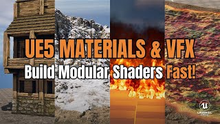 [TRAILER] Build Production-Ready Modular Shaders in UE5 | Materials & VFX Course
