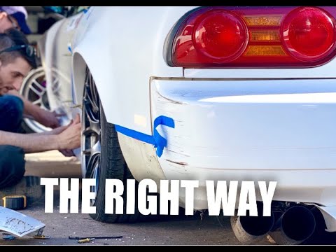 HOW TO INSTALL OVERFENDERS! 240SX (RIGHT WAY)