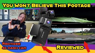 This 4K+4K Dash Cam SEES EVERYTHING 😳 Redtiger F77 STARVIS 2 Dual Camera Night Vision Test