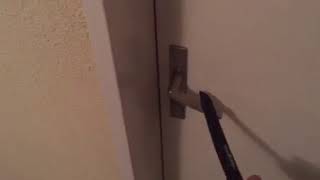 HOW TO OPEN ANY DOOR WITH A KNIFE