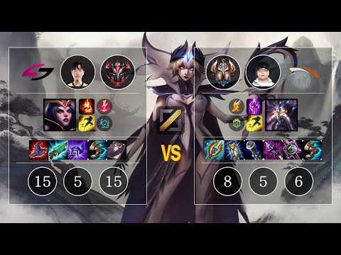 USG Dasher LeBlanc vs HLE Lava Kassadin Mid - KR GrandMaster Patch 10.10