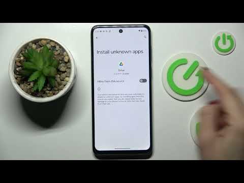 How to Allow Unknown Sources on the MOTOROLA Moto G53 - Manage App Permissions