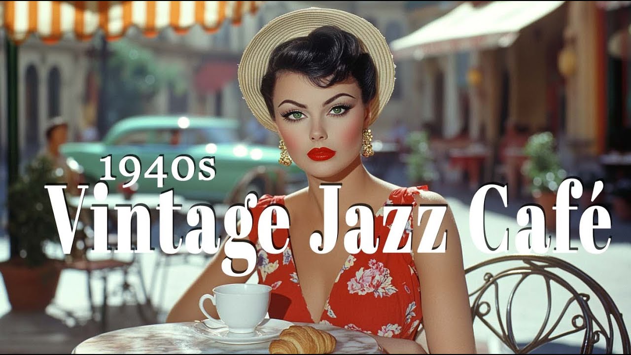Relaxing 1940s Jazz | Vintage Café Music for Studying, Reading & Coffee