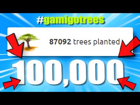 LET'S GET TO 100,000 TREES PLANTED | PLANT TREES AND GET GOODIES IN TROVE !!