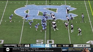 #9 Wake Forest vs North Carolina THRILLING Ending | 2021 College Football
