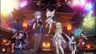 [原神]海灯祭を祝して[genshinimpact]