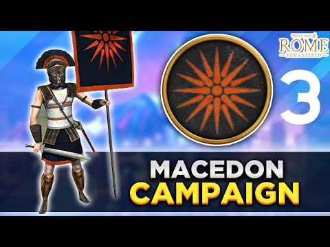 Total War Rome Remastered - Macedon Campaign #3 - Sailing to Italy to attack the Romans