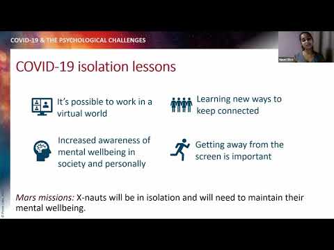 Mars and COVID-19: The psychological effects  - Silva et. al. - 2021 Mars Society Virtual Convention