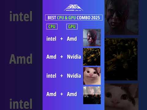 🔥 Best CPU & GPU Combo 2025 | Intel + Nvidia vs AMD + AMD 👀💻