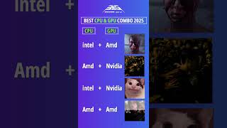 🔥 Best CPU & GPU Combo 2025 | Intel + Nvidia vs AMD + AMD 👀💻