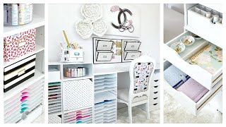 Small Space Organization | The Ultimate Craft Room w: Michaels Stores Featuring Simply Tidy