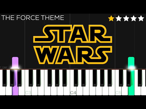 Star Wars - The Force Theme | EASY Piano Tutorial