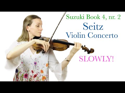 Easy Practice-Along with Seitz Concerto in D-major, 1st Mov.