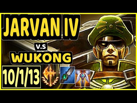 NJI (JARVAN IV) vs WUKONG - 10/1/13 KDA JUNGLE GAMEPLAY - EUW Ranked GRANDMASTER