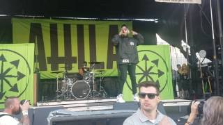 Attila Bulletproof live Seattle warped tour 2017
