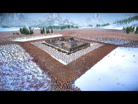 Roman Legion Defends Wooden Fort Against 1,000,000 Zombies - UEBS 2