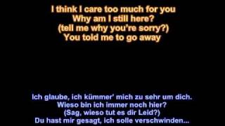The Letter Black - Care Too Much (Lyrics + German Translation)