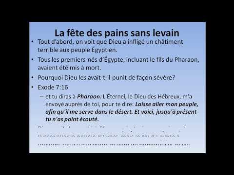 Fête 2   La fête des pains sans levain