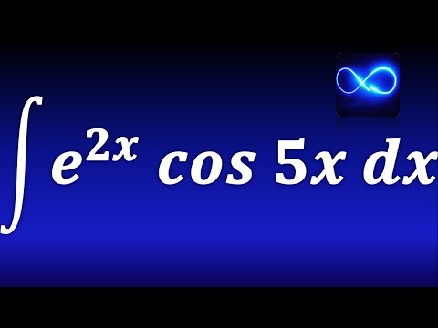 125. Integración por partes, exponencial por coseno (Integral cíclica, ejemplo resuelto)