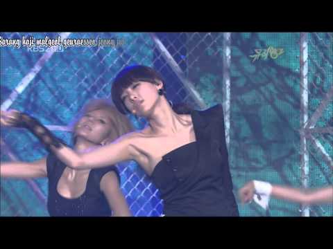 [Engsub+Kara]Because of You- After School- Live on Music Bank- 20091127