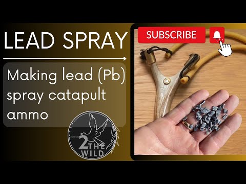 CATAPULTS - Making Lead (Pb) Spray shot for catapults for wide spread shots @2thewild #catapults