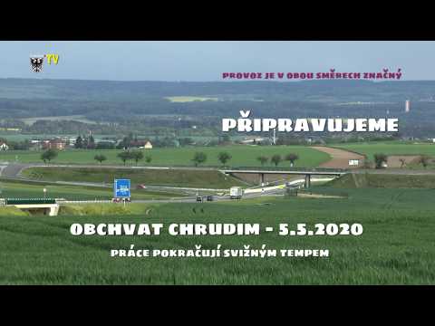 Obchvat města - Chrudim 2. etapa - 5.5.2020 - práce pokračují - připravujeme