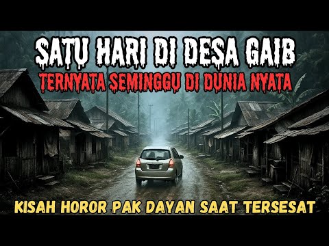 MASUK KE DESA GAIB SAAT DI HUTAN‼️KISAH CERITA HOROR MISTERI‼️