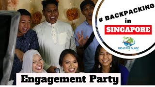Attending a Malay engagement party in Singapore