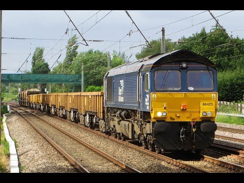 DRS 66423 - 6K05 Ballast, Euxton 14/06/18.