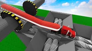 Cars Passing Through a Hydraulic Press End Up In a Shredder Factory | Teardown