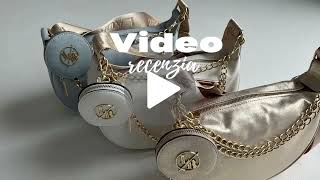 Béžová crossbody kabelka Laura Biaggi DX-JS305-beige