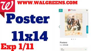PÓSTER 11X14 $1.99 •Walgreens