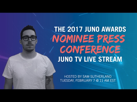 The JUNO Awards Nominee Press Conference | JUNO TV Live Stream